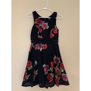 Free People Rose Mini with floral cutouts